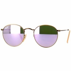 Ray-Ban Icons Mirrored Sunglasses (Purple)